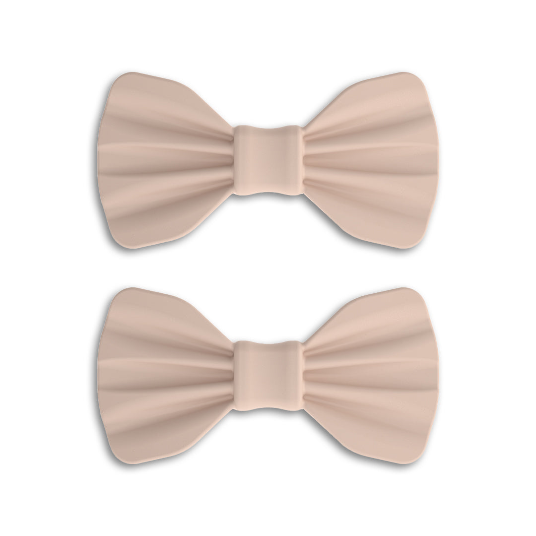 The Marcy Pigtail Pack - Non-Toxic Hair Accessory for Babies and Toddlers Safely Styled, 2PACK-MARCY-DESER