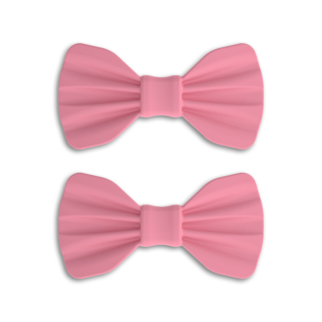 The Marcy Pigtail Pack - Non-Toxic Hair Accessory for Babies and Toddlers Safely Styled, 2PACK-MARCY-ROSE